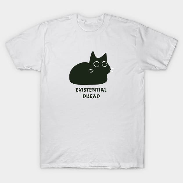 Existential Dread Cat T-Shirt by Melty Shirts